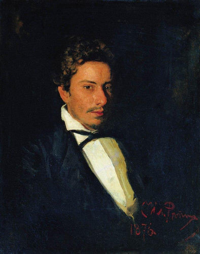Retrato de V. Repin, músico, irmão do artista