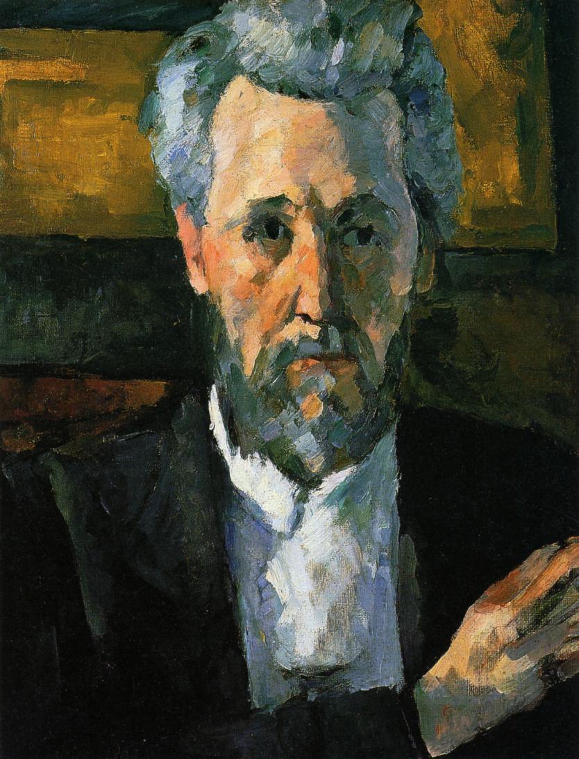Retrato de Victor Chocquet (Paul Cézanne) - Reprodução com Qualidade Museu