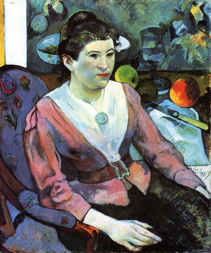 Retrato de uma mulher com a vida de Cézanne
