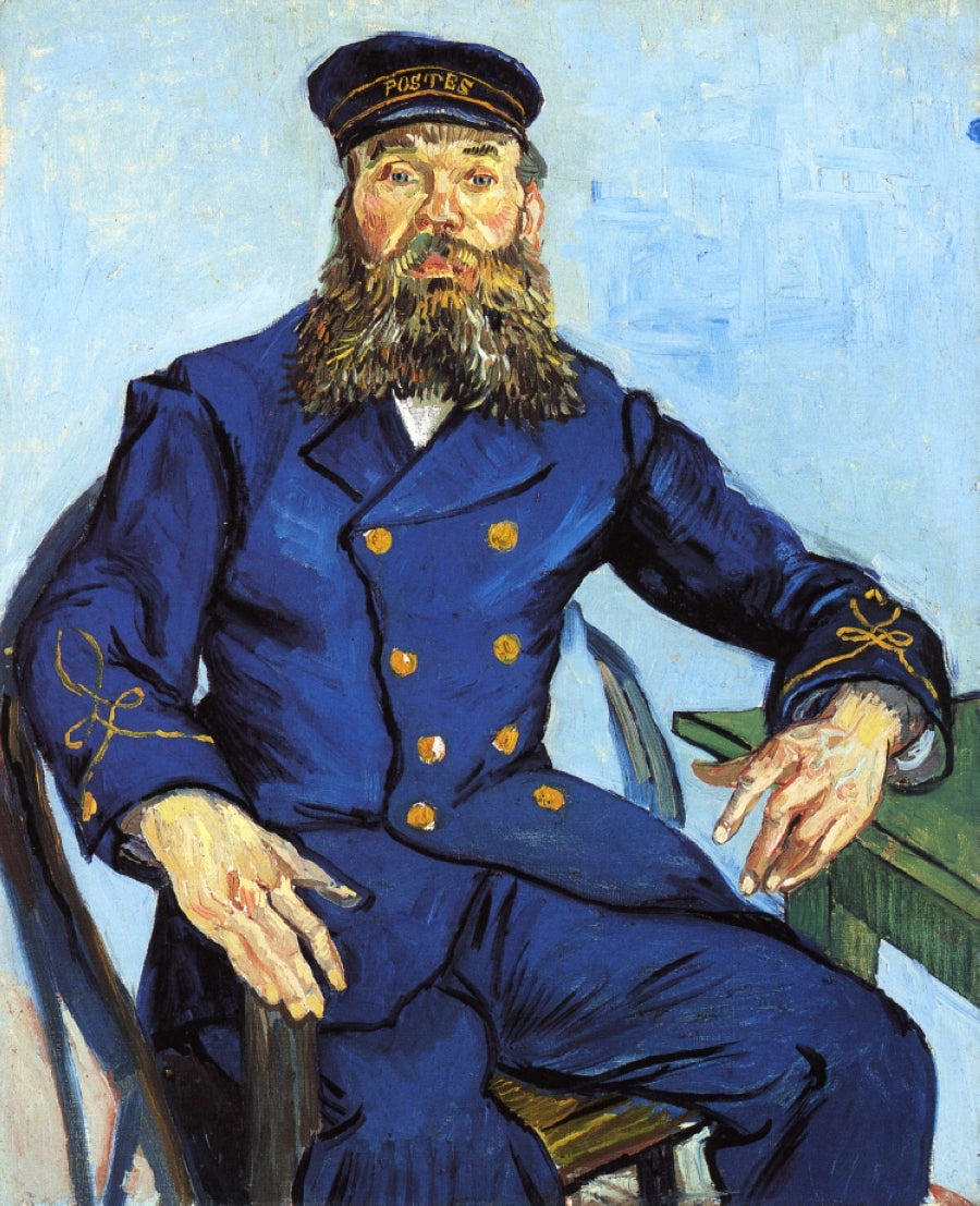 Carteiro Joseph Roulin (Vincent Van Gogh) - Reprodução com Qualidade Museu