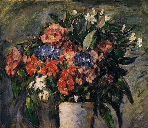 Vaso de flores (Paul Cézanne) - Reprodução com Qualidade Museu
