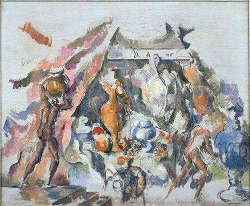 Preparação para um banquete (Paul Cézanne) - Reprodução com Qualidade Museu
