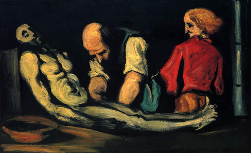 Preparação para o funeral (Paul Cézanne) - Reprodução com Qualidade Museu