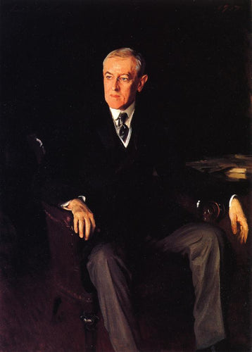 Presidente Woodrow Wilson (John Singer Sargent) - Reprodução com Qualidade Museu