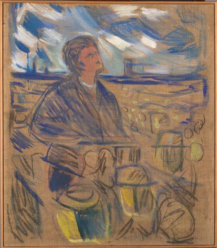 Bjornstjerne Bjornson falando ao povo (Edvard Munch) - Reprodução com Qualidade Museu