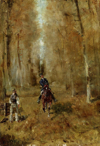Prick And Woodman (Henri de Toulouse-Lautrec) - Reprodução com Qualidade Museu