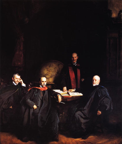 Os quatro doutores (John Singer Sargent) - Reprodução com Qualidade Museu
