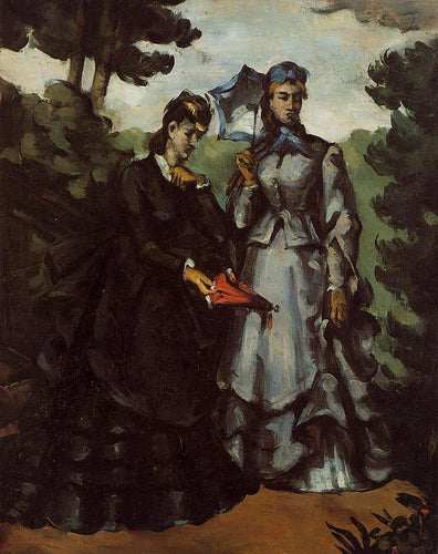 Passeio (Paul Cézanne) - Reprodução com Qualidade Museu