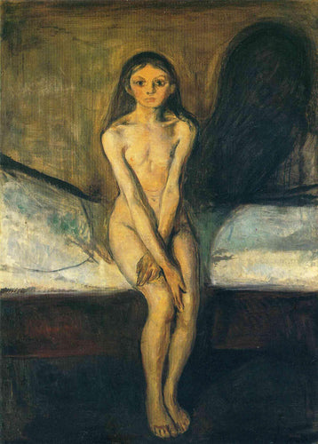Puberdade (Edvard Munch) - Reprodução com Qualidade Museu