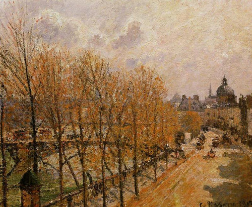 Quai Malaquais Manhã (Camille Pissarro) - Reprodução com Qualidade Museu