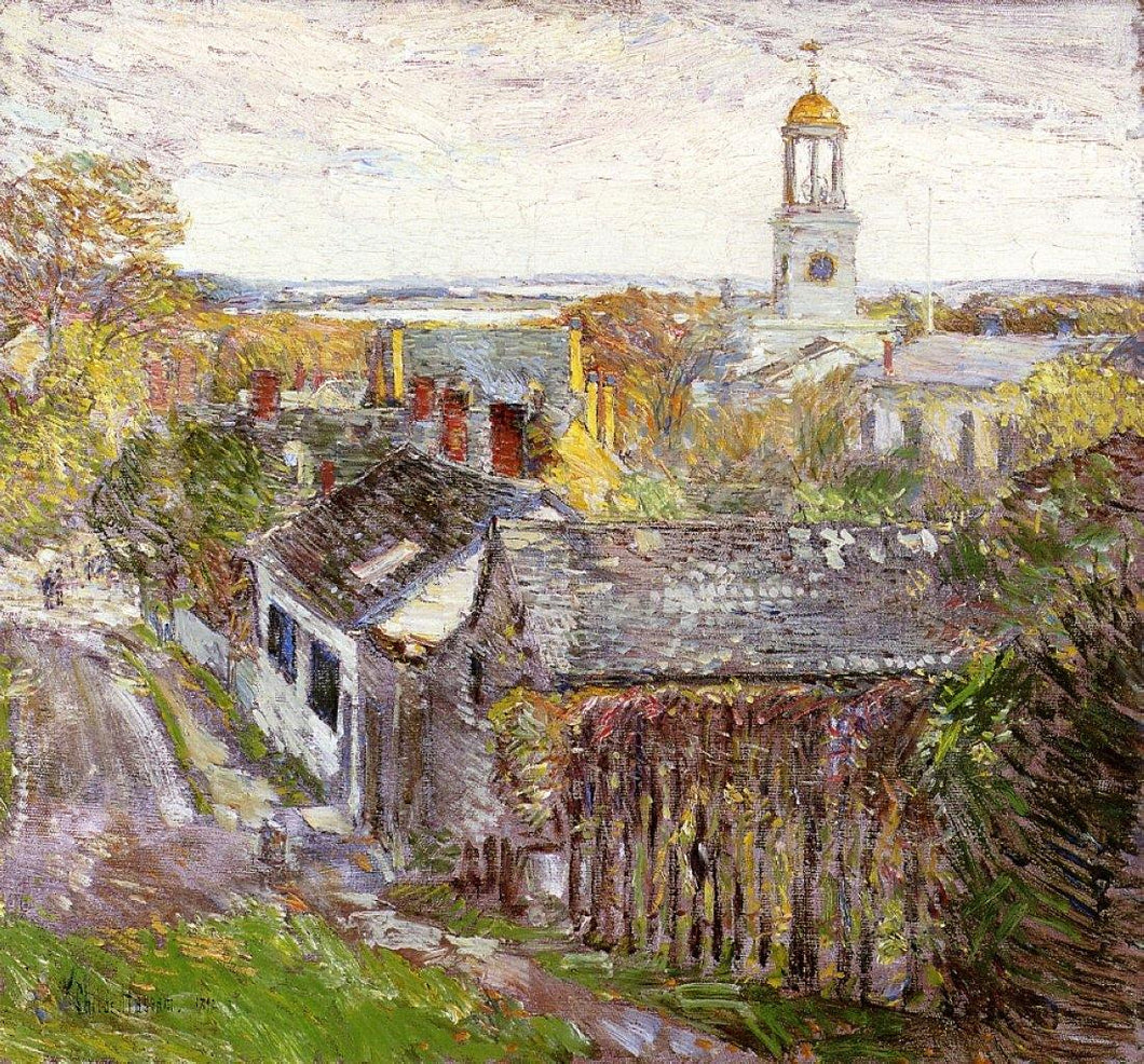 Quincy, Massachusetts (Childe Hassam) - Reprodução com Qualidade Museu