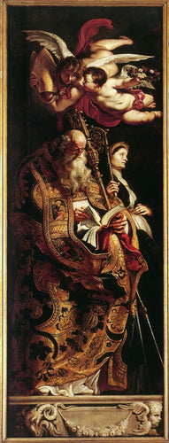Aising Of The Cross Saints Amand And Walpurgis (Peter Paul Rubens) - Reprodução com Qualidade Museu