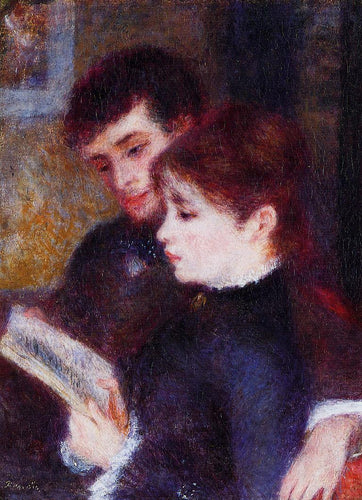Casal de Leitura (Pierre-Auguste Renoir) - Reprodução com Qualidade Museu