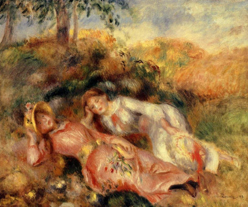 Mulheres reclinadas (Pierre-Auguste Renoir) - Reprodução com Qualidade Museu