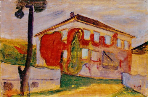 Red Creeper (Edvard Munch) - Reprodução com Qualidade Museu