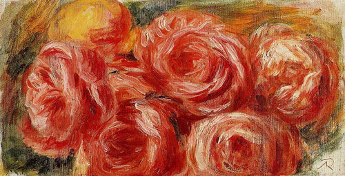 Rosas vermelhas (Pierre-Auguste Renoir) - Reprodução com Qualidade Museu