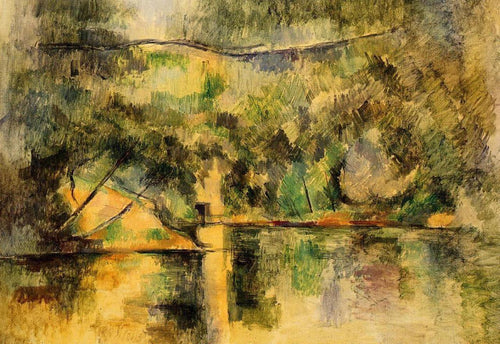 Reflexos na água (Paul Cézanne) - Reprodução com Qualidade Museu