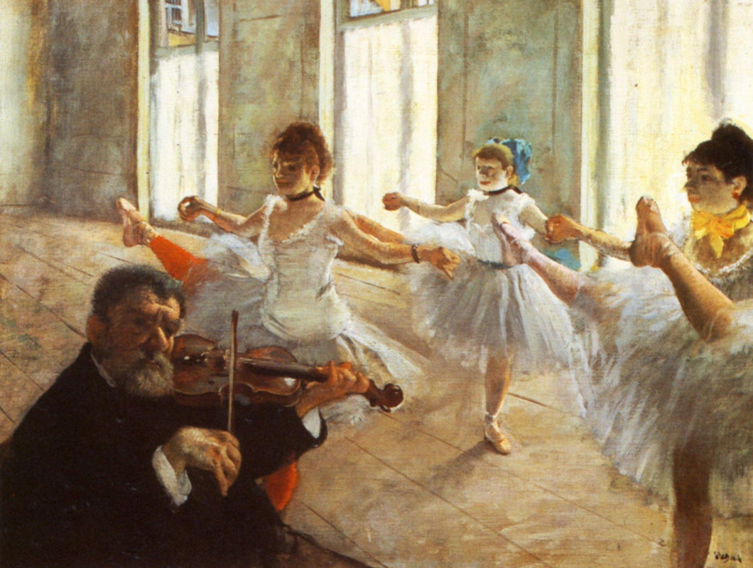 Ensaio (Edgar Degas) - Reprodução com Qualidade Museu