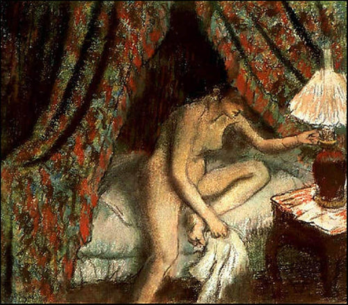 Aposentar-se (Edgar Degas) - Reprodução com Qualidade Museu