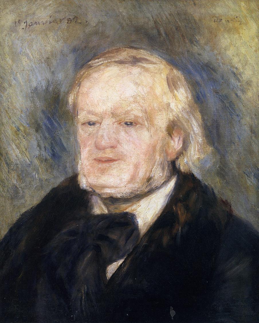Richard Wagner (Pierre-Auguste Renoir) - Reprodução com Qualidade Museu