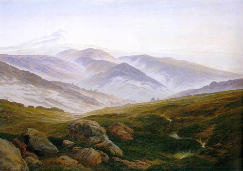 Memórias das montanhas gigantes (Caspar David Friedrich) - Reprodução com Qualidade Museu
