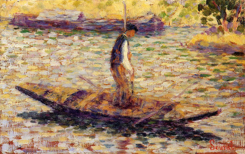 Riverman (Georges Seurat) - Reprodução com Qualidade Museu