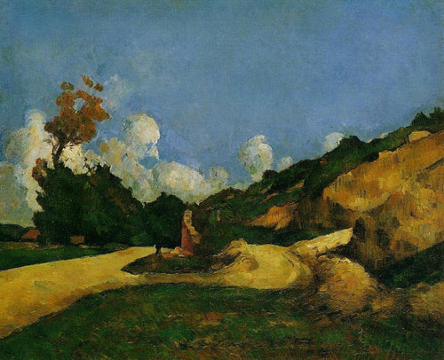 Estrada (Paul Cézanne) - Reprodução com Qualidade Museu