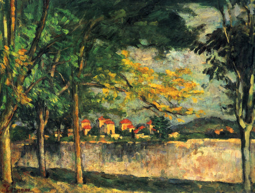 Estrada (Paul Cézanne) - Reprodução com Qualidade Museu