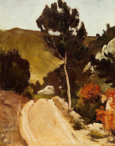 Estrada na Provença (Paul Cézanne) - Reprodução com Qualidade Museu