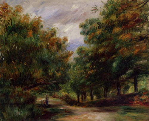 Estrada perto de Cagnes (Pierre-Auguste Renoir) - Reprodução com Qualidade Museu