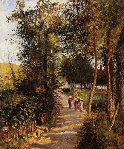 Estrada para Berneval-Le-Petit (Camille Pissarro) - Reprodução com Qualidade Museu
