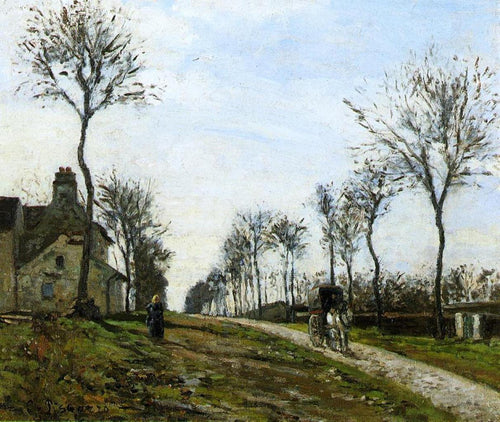 Estrada para Louveciennes (Camille Pissarro) - Reprodução com Qualidade Museu