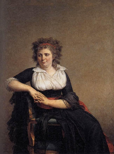 Retrato da Marquesa Dorvilliers (Jacques-Louis David) - Reprodução com Qualidade Museu