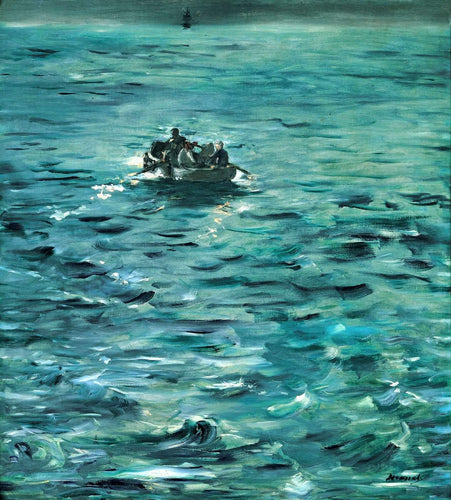 The Escape Of Rochefort (Edouard Manet) - Reprodução com Qualidade Museu