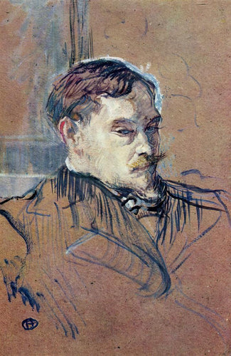 Romain Coolus (Henri de Toulouse-Lautrec) - Reprodução com Qualidade Museu