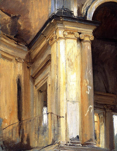 Arquitetura Romana (John Singer Sargent) - Reprodução com Qualidade Museu