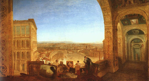 Roma, do Vaticano (Joseph Mallord William Turner) - Reprodução com Qualidade Museu