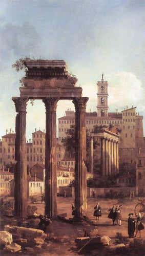 Roma, ruínas do fórum, voltadas para o Capitólio - Replicarte