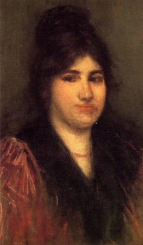 Rose - também conhecido como Napolitaine (James Abbott McNeill Whistler) - Reprodução com Qualidade Museu