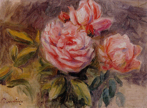Rosas (Pierre-Auguste Renoir) - Reprodução com Qualidade Museu
