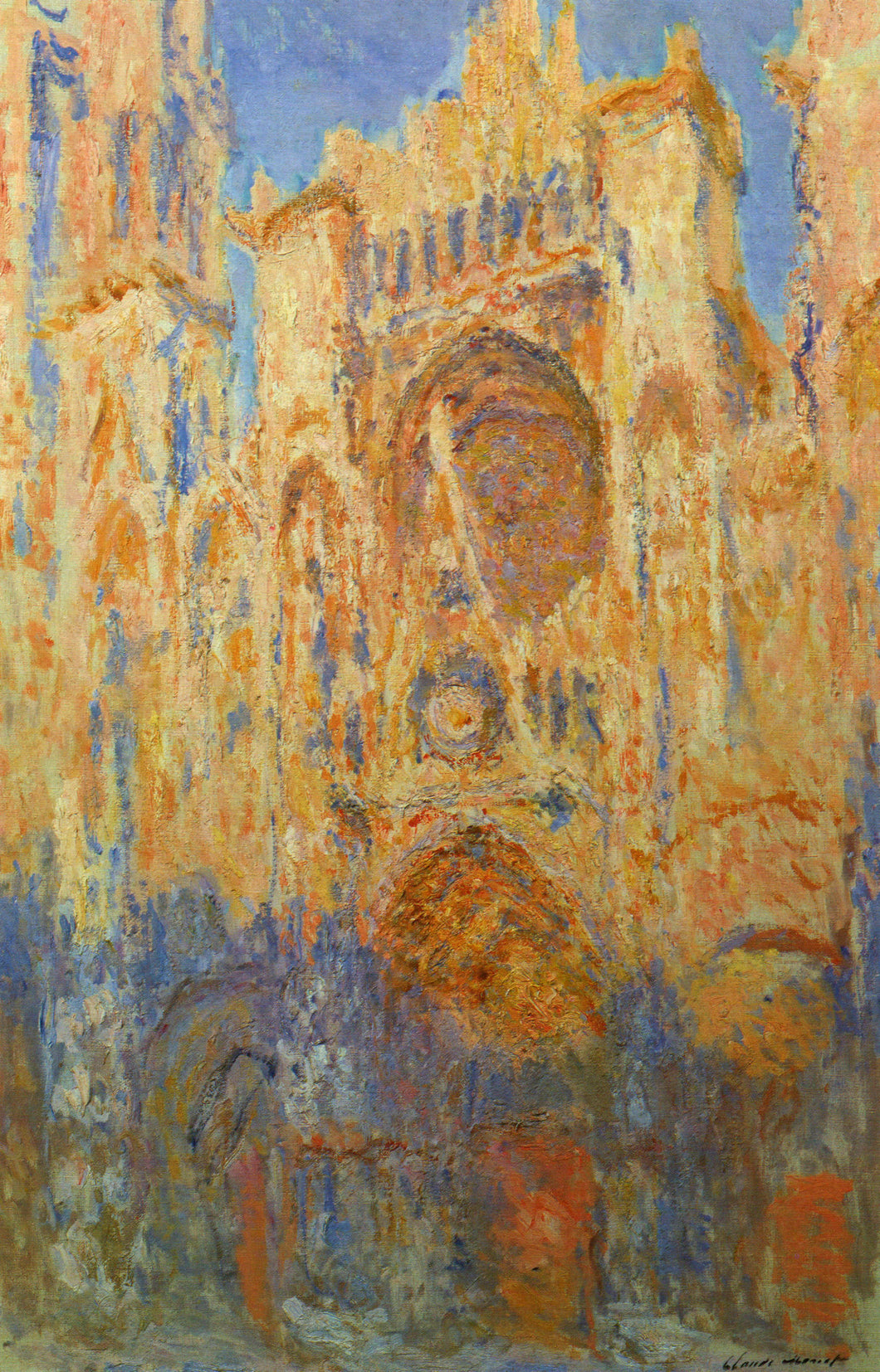 Catedral de Rouen (Claude Monet) - Reprodução com Qualidade Museu