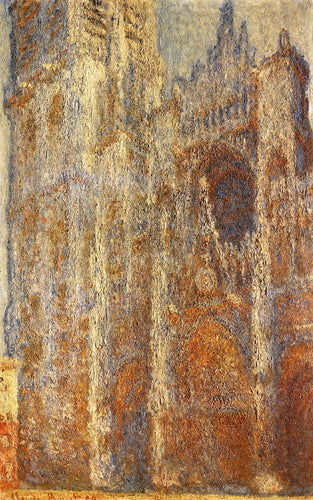 Catedral de Rouen ao meio-dia (Claude Monet) - Reprodução com Qualidade Museu