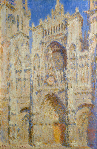 Catedral de Rouen, Portal In The Sun (Claude Monet) - Reprodução com Qualidade Museu