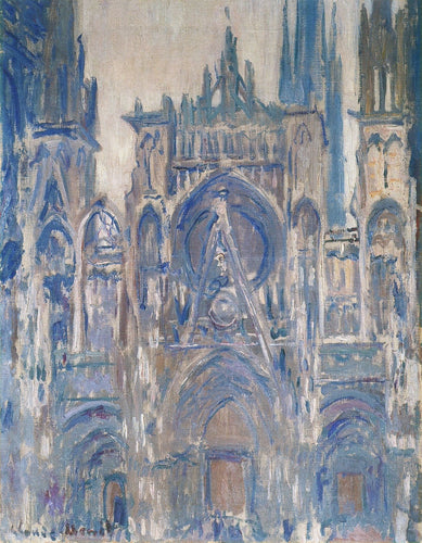 Catedral de Rouen, estudo do portal (Claude Monet) - Reprodução com Qualidade Museu