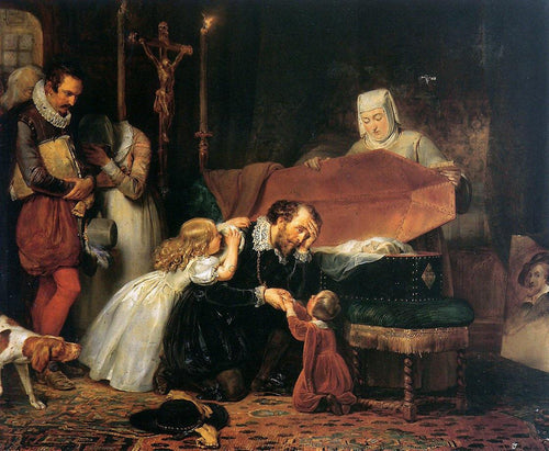 Rubens de luto pela esposa (Anthony van Dyck) - Reprodução com Qualidade Museu