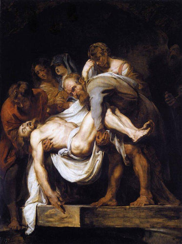 O Entombment (Peter Paul Rubens) - Reprodução com Qualidade Museu