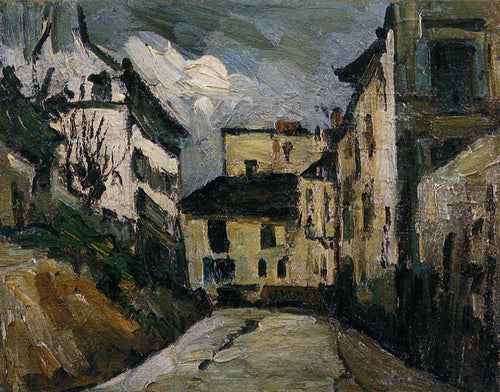 Rue Des Saules Montmartre (Paul Cézanne) - Reprodução com Qualidade Museu
