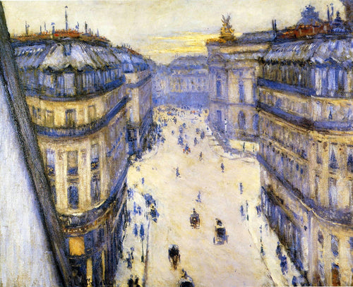 Rue Halevy, vista do sexto andar (Gustave Caillebotte) - Reprodução com Qualidade Museu
