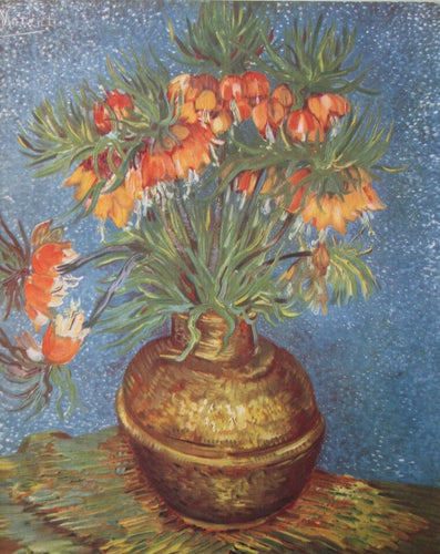 Fritilares em um vaso de cobre (Vincent Van Gogh) - Reprodução com Qualidade Museu