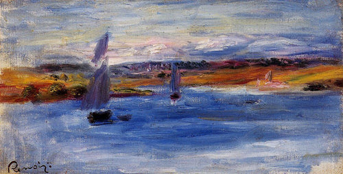 Veleiros (Pierre-Auguste Renoir) - Reprodução com Qualidade Museu